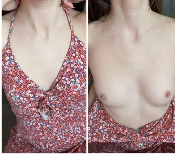 very tiny even under this sundress