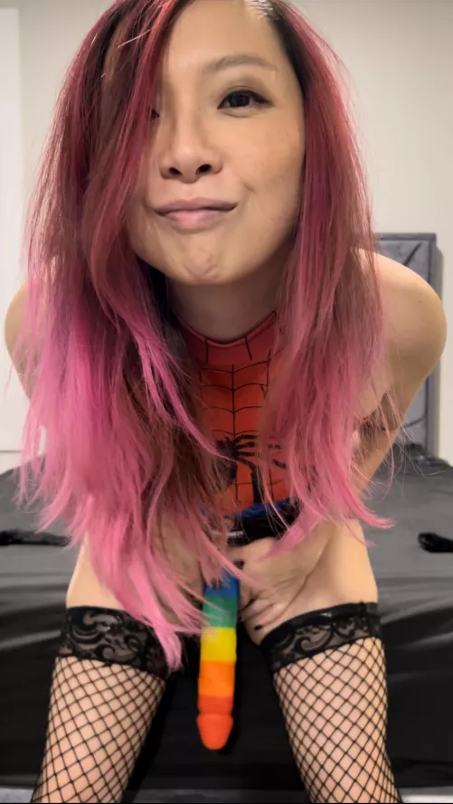 You’re not ready for what I’m about to do with my rainbow cock