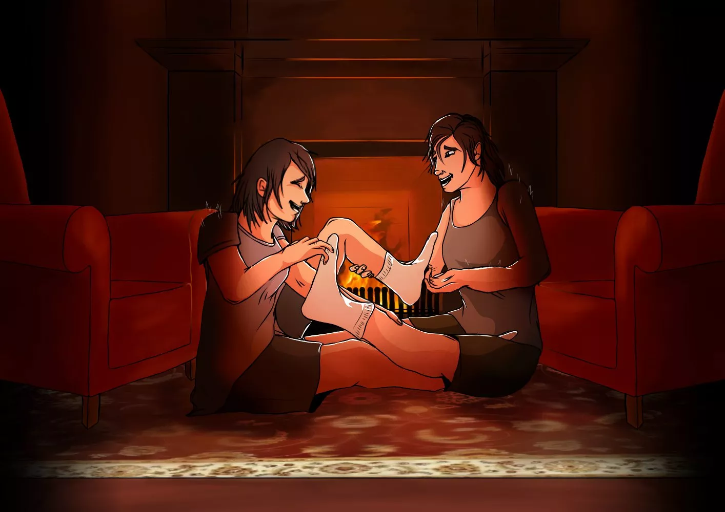 Cosy night in :) Always taking commissions!