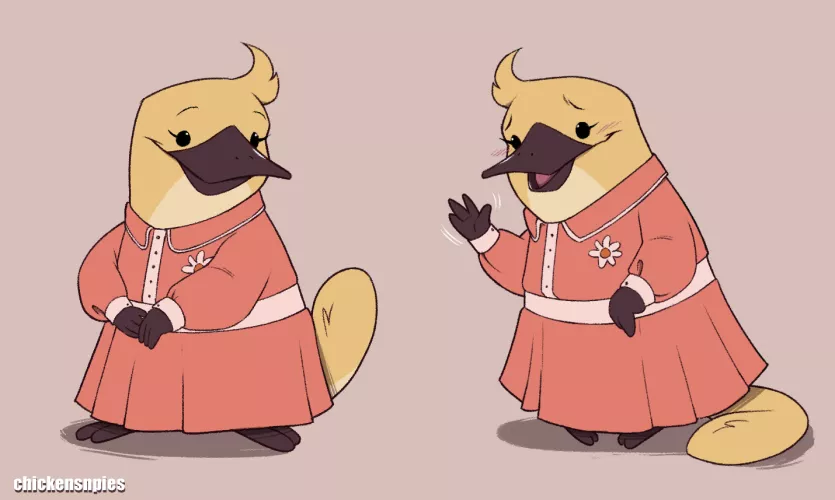 Cute lil platypus lady!