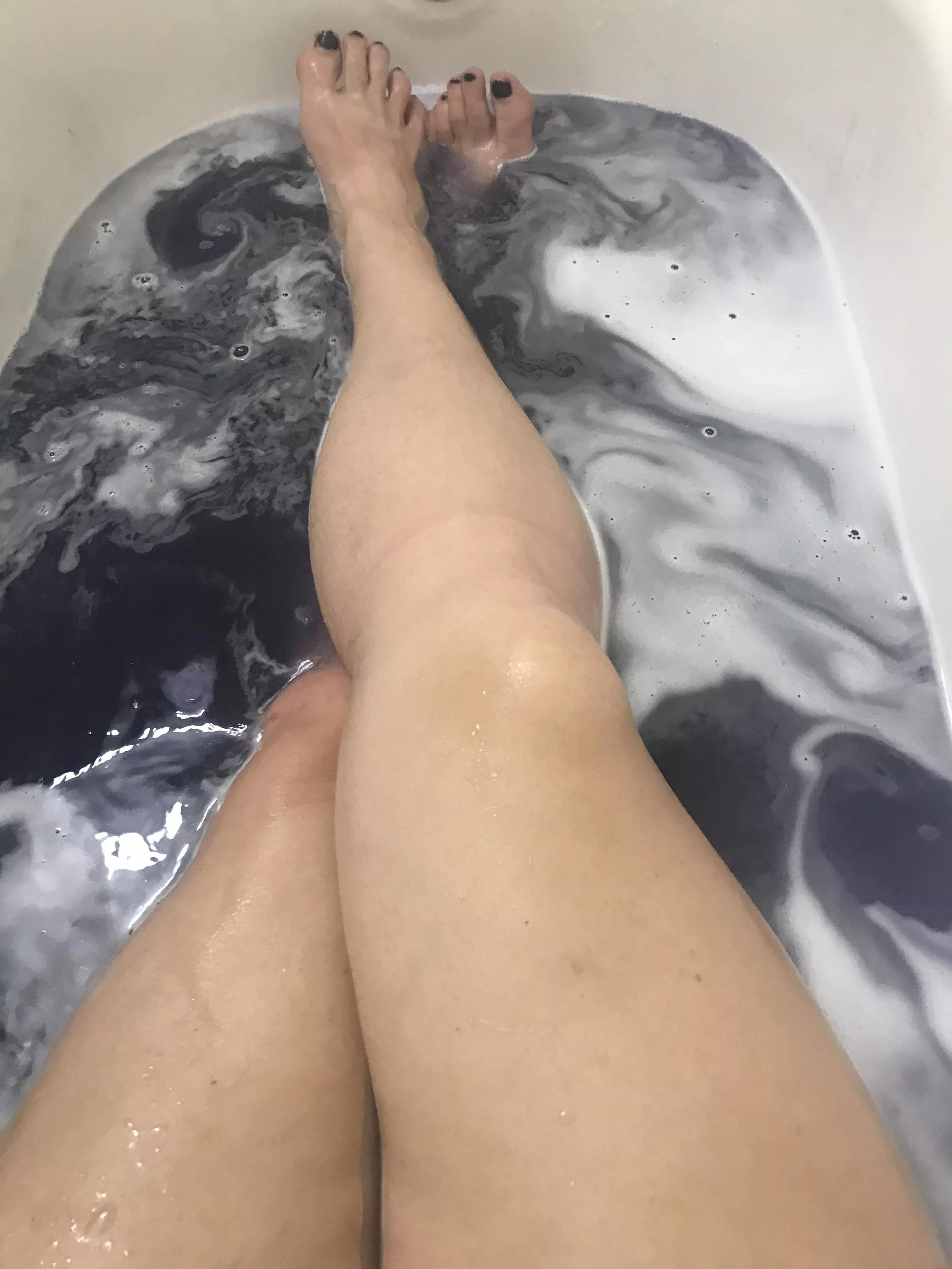 Enjoying a LUSH bath