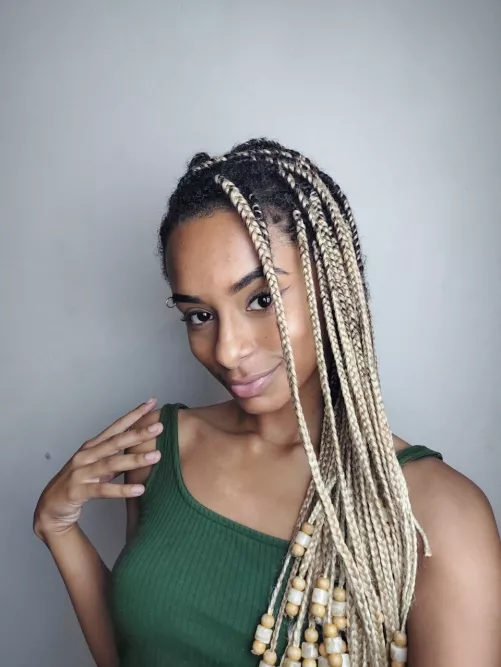 Green compliments my skin tone