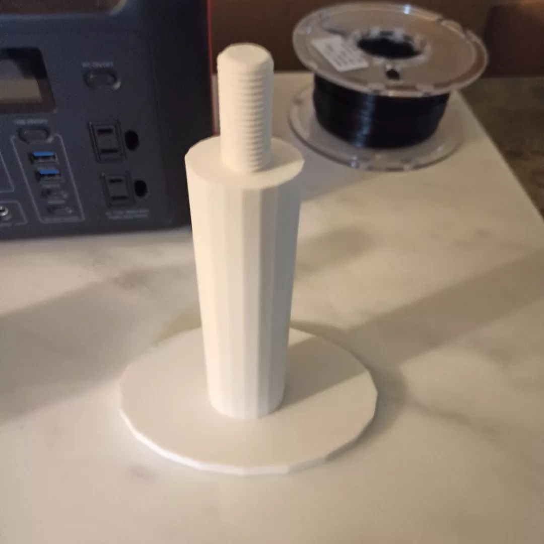 I 3D printed a M16 bolt doll head stand