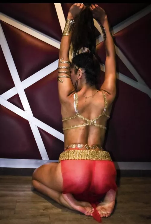 I wish you could touch my soft waist.