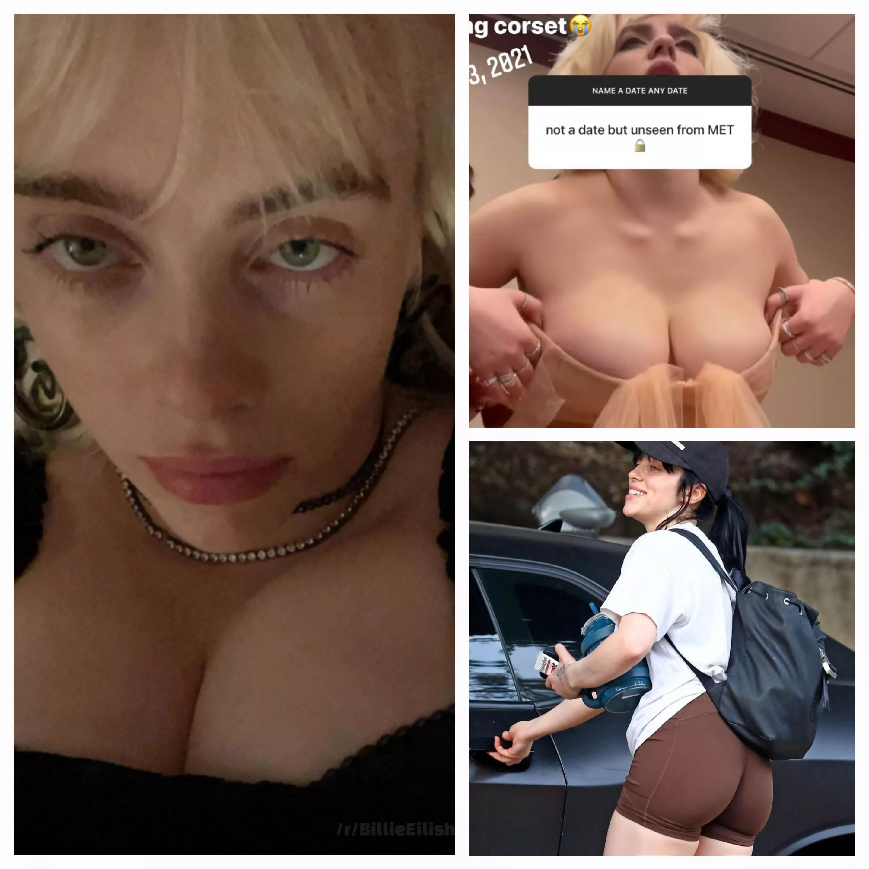Let's get bi and naughty for Billie Eilish's pretty face and curvy body