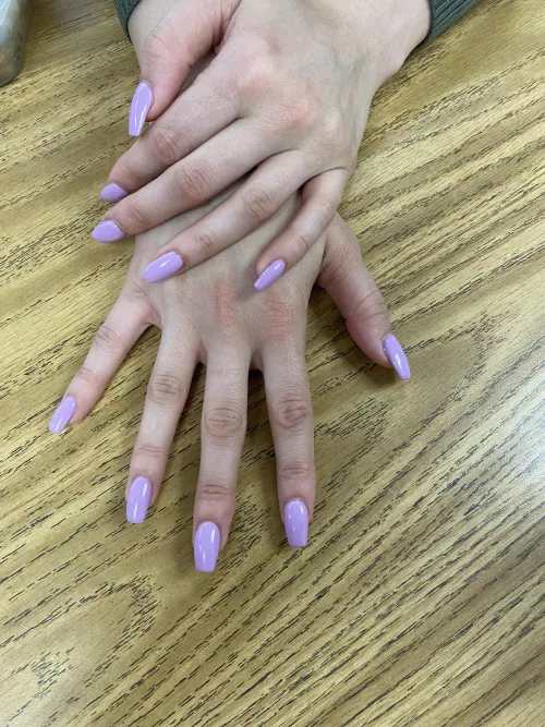 New purple nails!