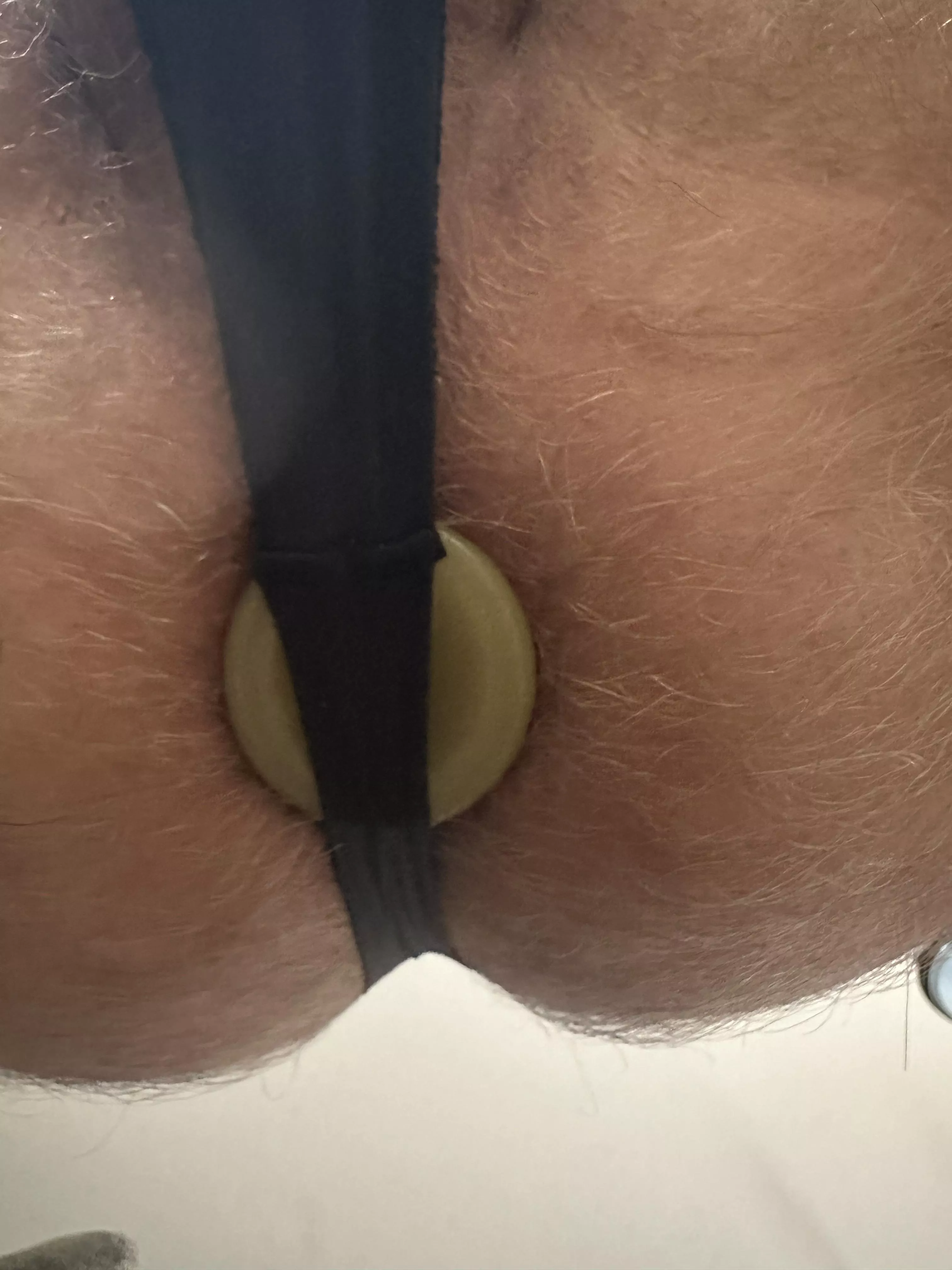 Plug behind the thong