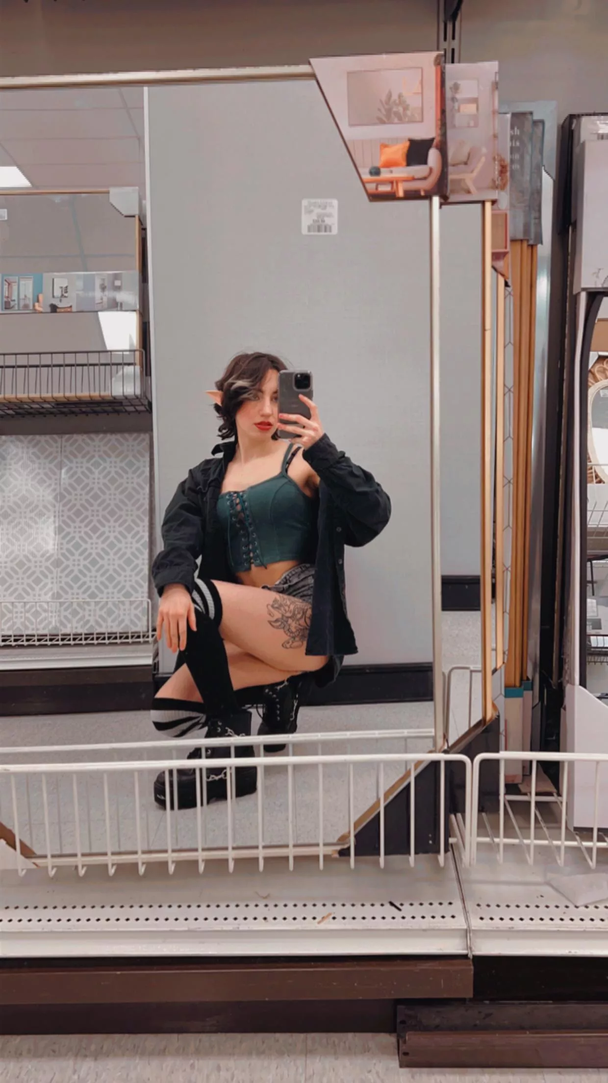 Saw this cute mirror at Homegoods and had to snap a pic