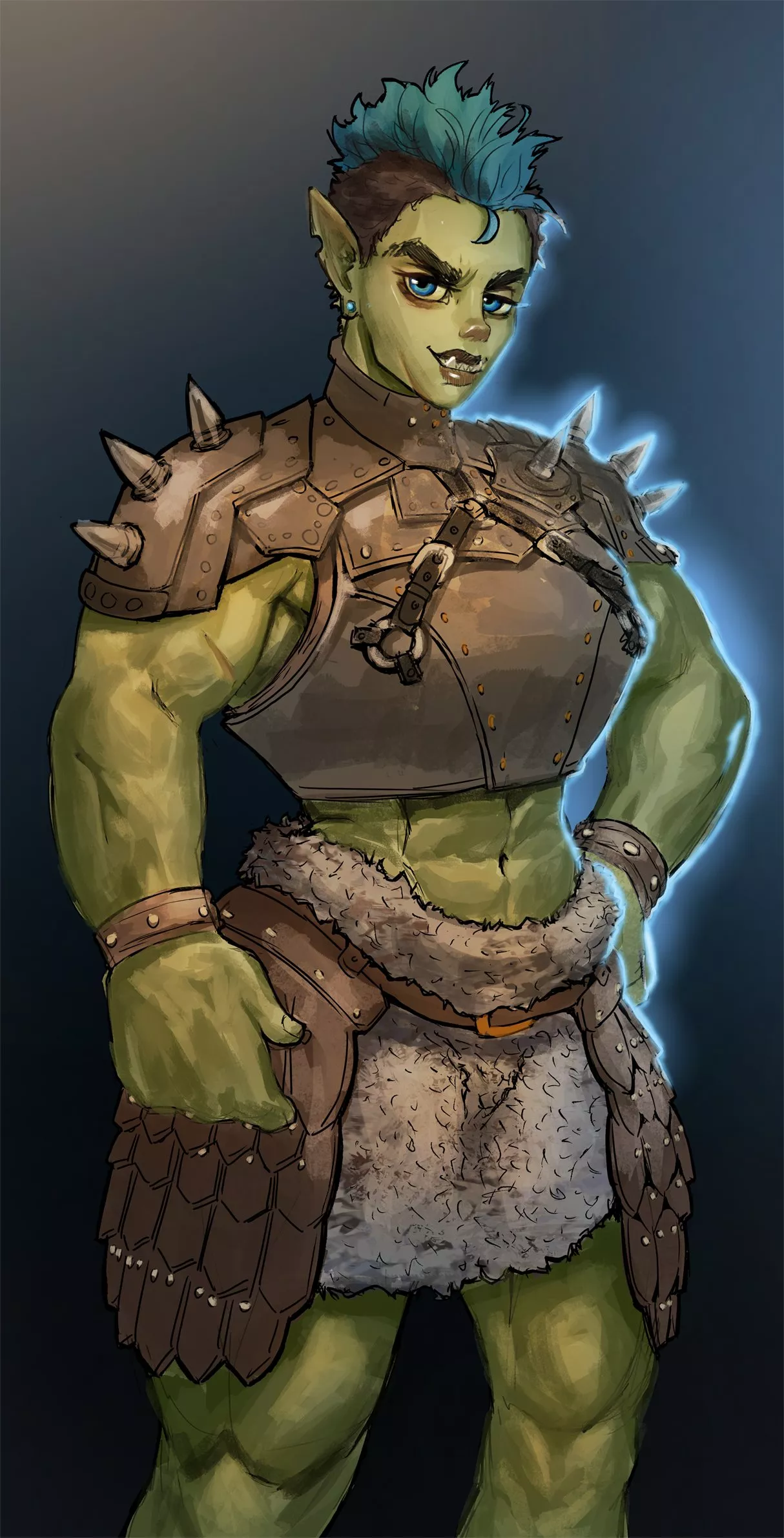 (SFW) Orc Warlady, by @morc_orc