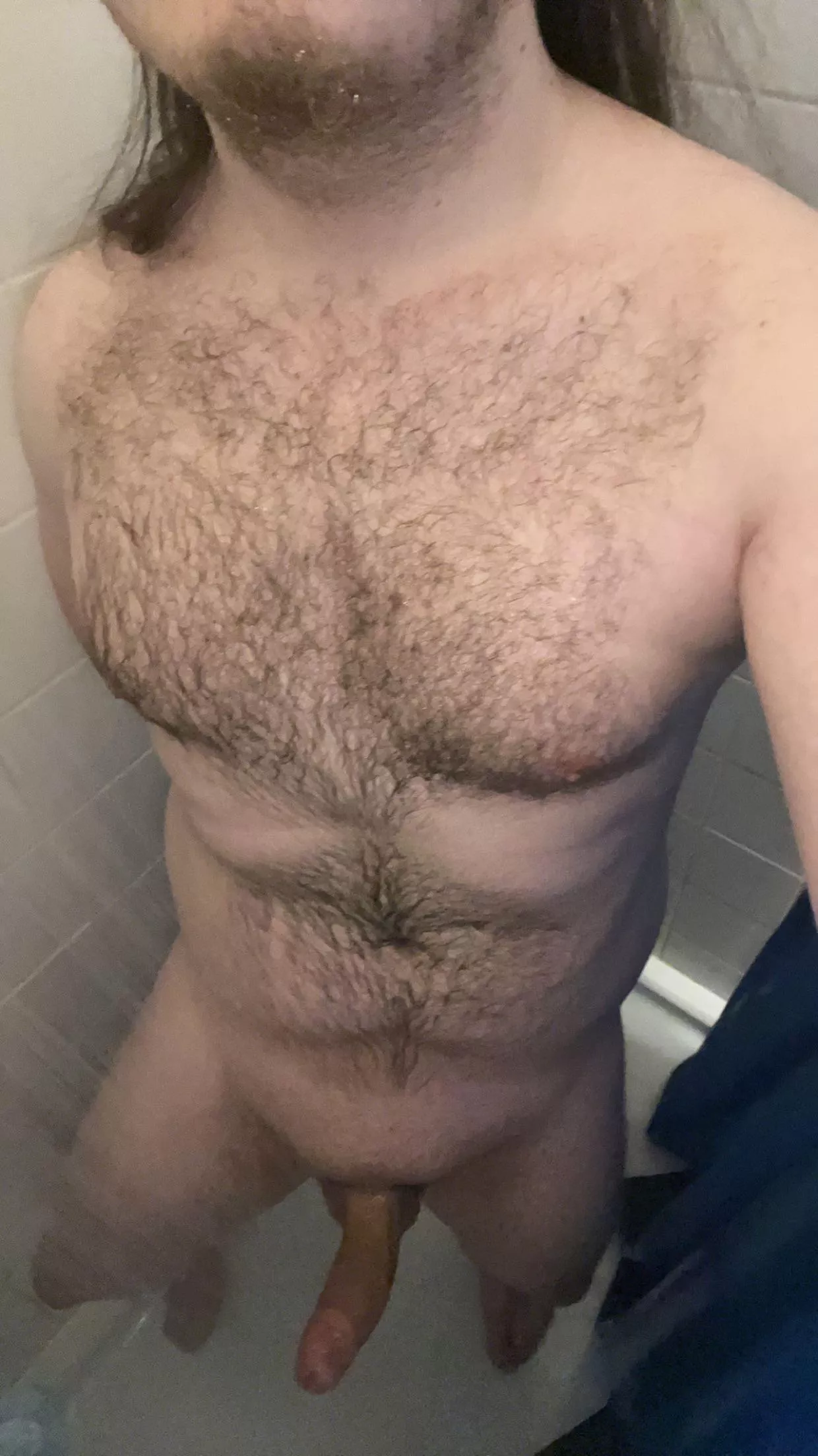 Some wet chest hair with a bonus