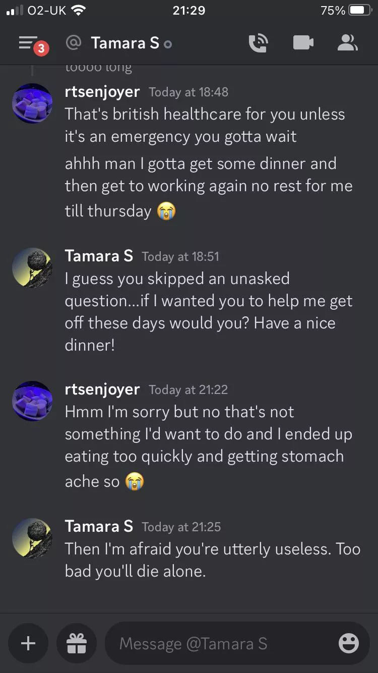 This is what applesinsummer had to say to me when I refused to ‘help her get off’ I’d advise any subs to avoid her this was completely random and out of nowhere fellow subs don’t waste your time I wouldn’t wish cruel words like that on anyone