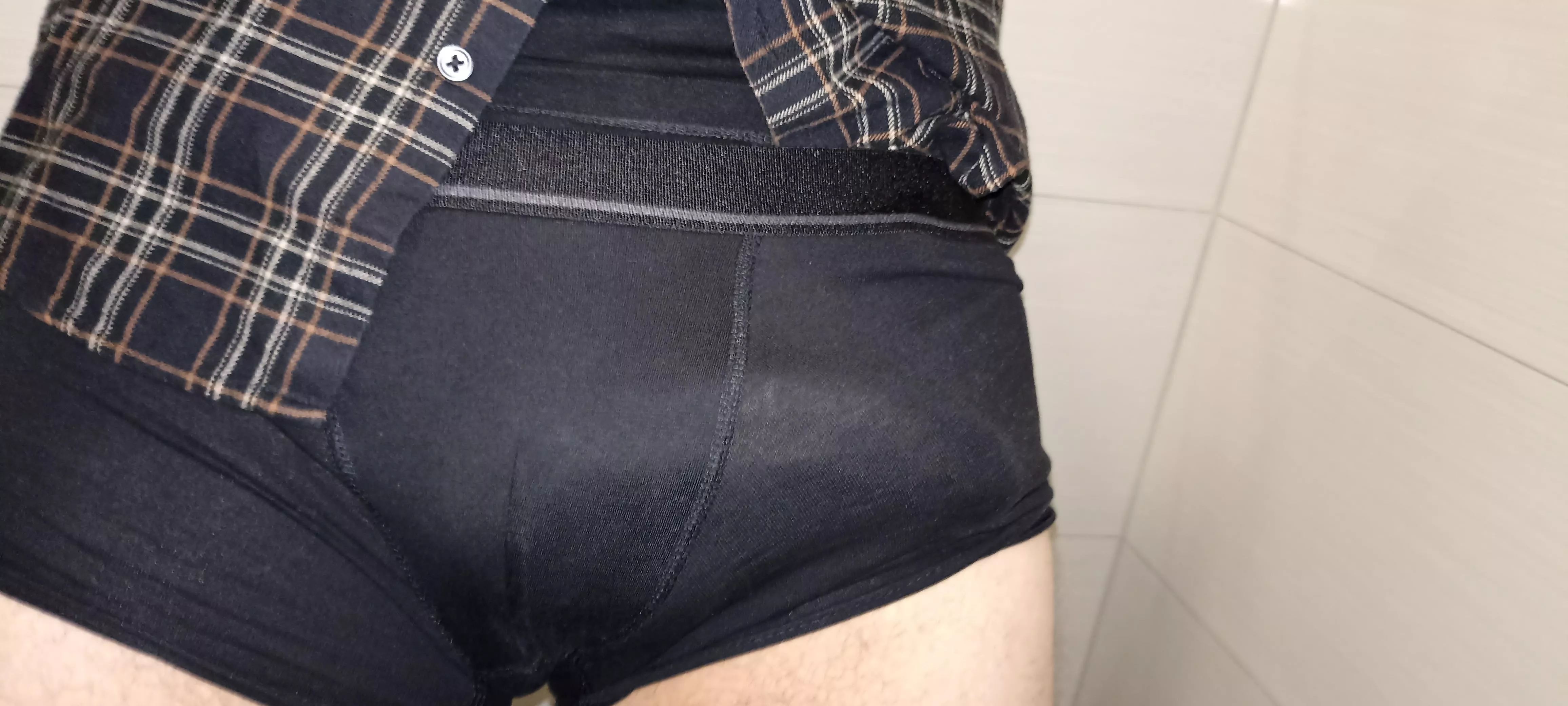 Tucking it to the side at the office