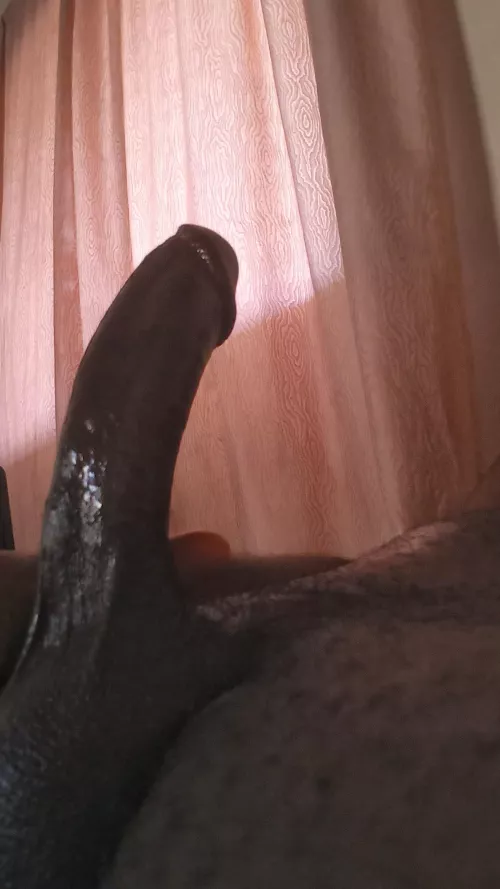 when its up, you slide down on it!