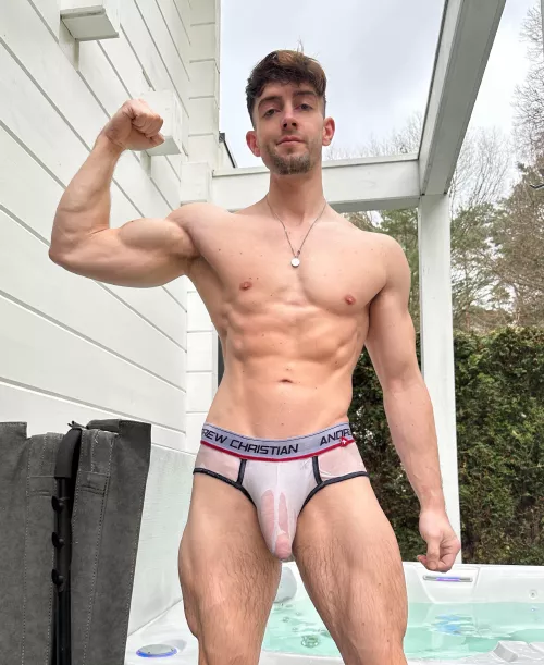 White fabric is the best choice for Cock outline