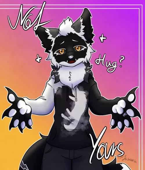 Would you want a hug from them? (art by me - Was free YCH Comm for person who gave me this idea)