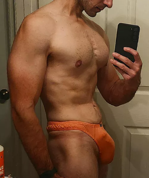 A little post-workout excitement.