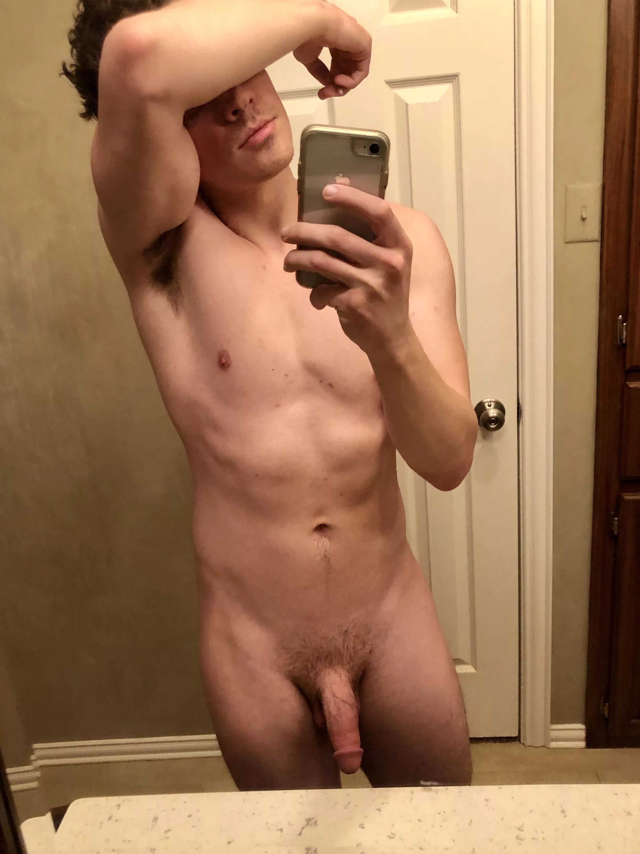 Acting dramatic with my dick out