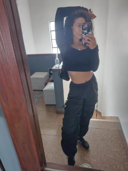 always showing tummy