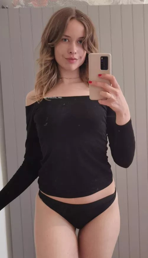 Black panties to make you smile :)