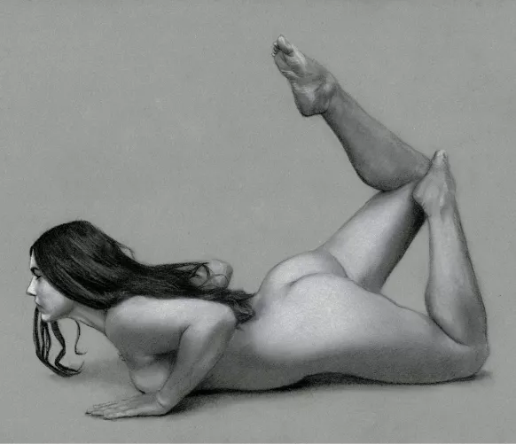 Charcoal and conte pencils