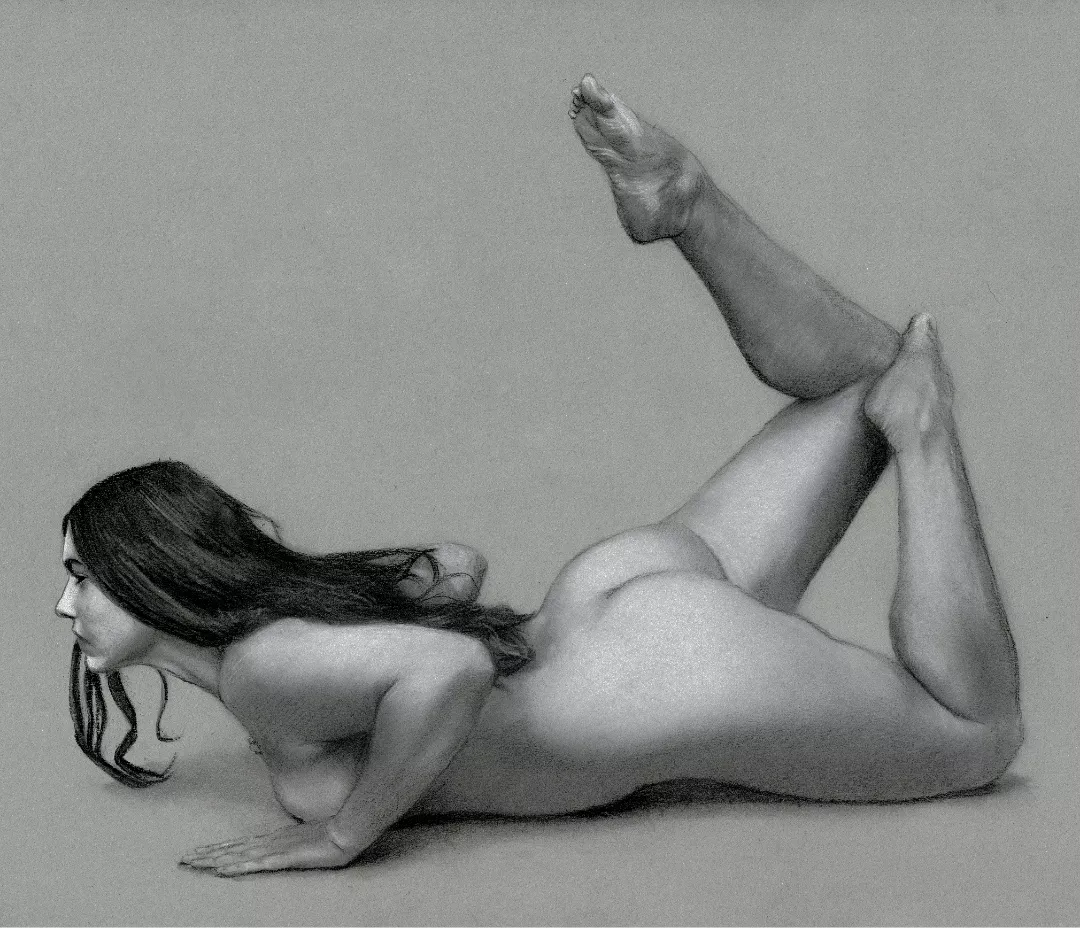 Charcoal and conte pencils