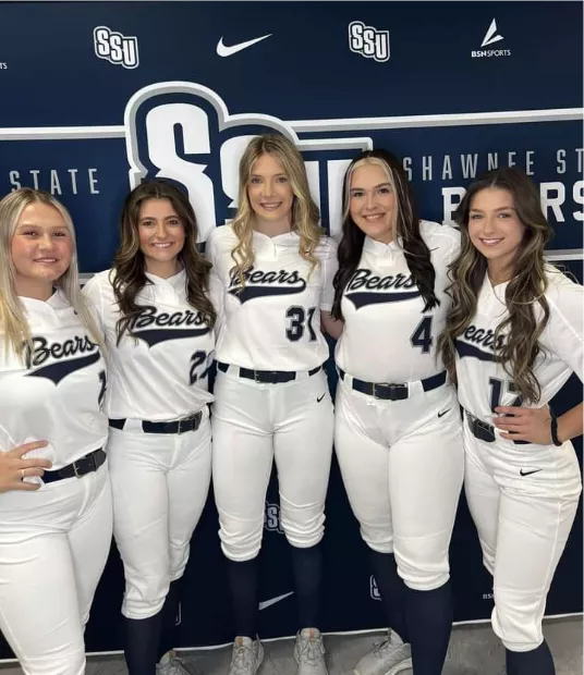 College Softball Ladies