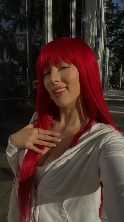 Felt pretty on my red hair on