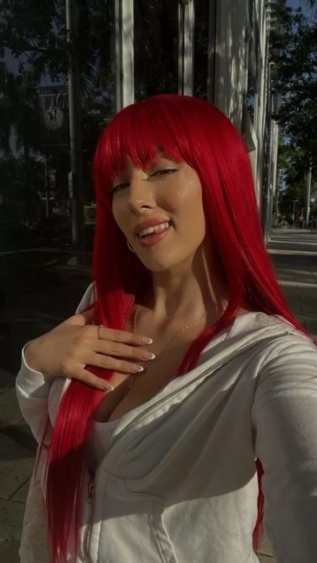 Felt pretty on my red hair on