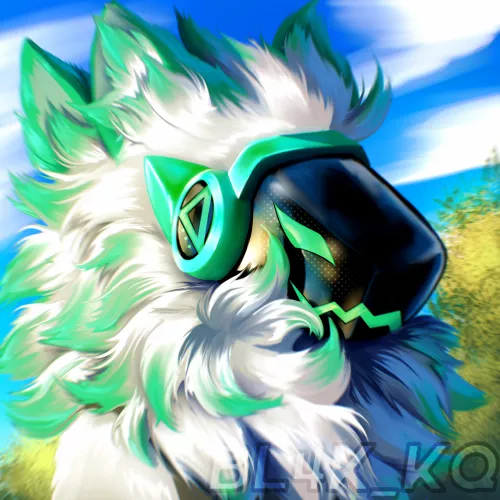 furry protogen! [commissions Open] art by me