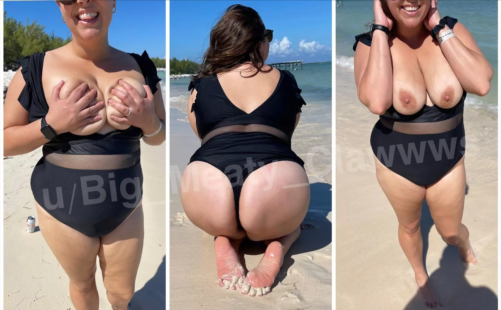 Happy Wifey Wednesday! Beach days with her are always fun 😏🔥