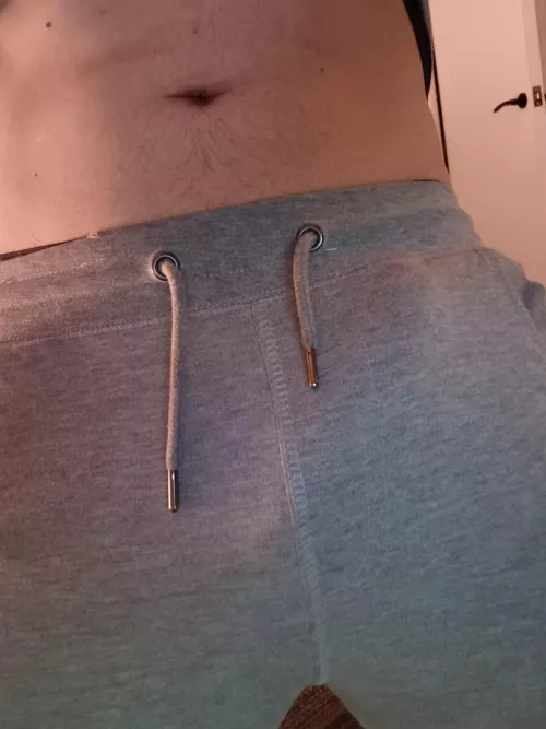 How do I look in this tight grey joggers?