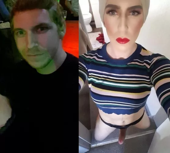 I think this demonstrates quite well what a sissy slut I've become