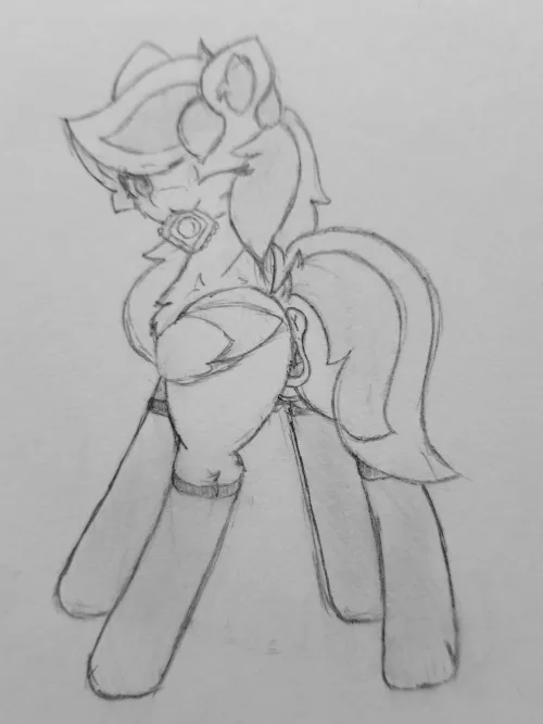 I'll let you fuck me if I can have your breakfast in return. (art by me)