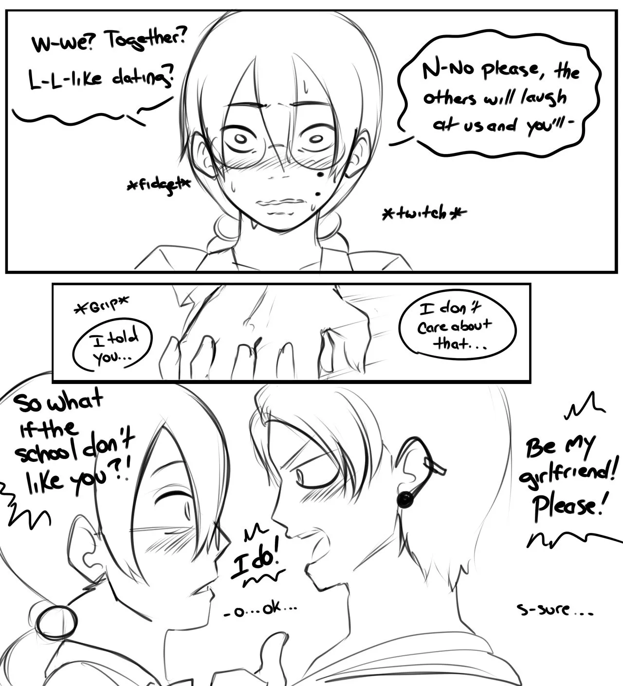 [Inuyuru] Schoolgirl Bullied GF (TW for Bullying)