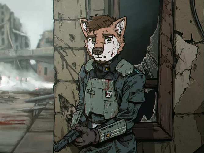 Invisible Scars (original art by DWC Marshal Arts, commission for Zabivodka on Twitter)