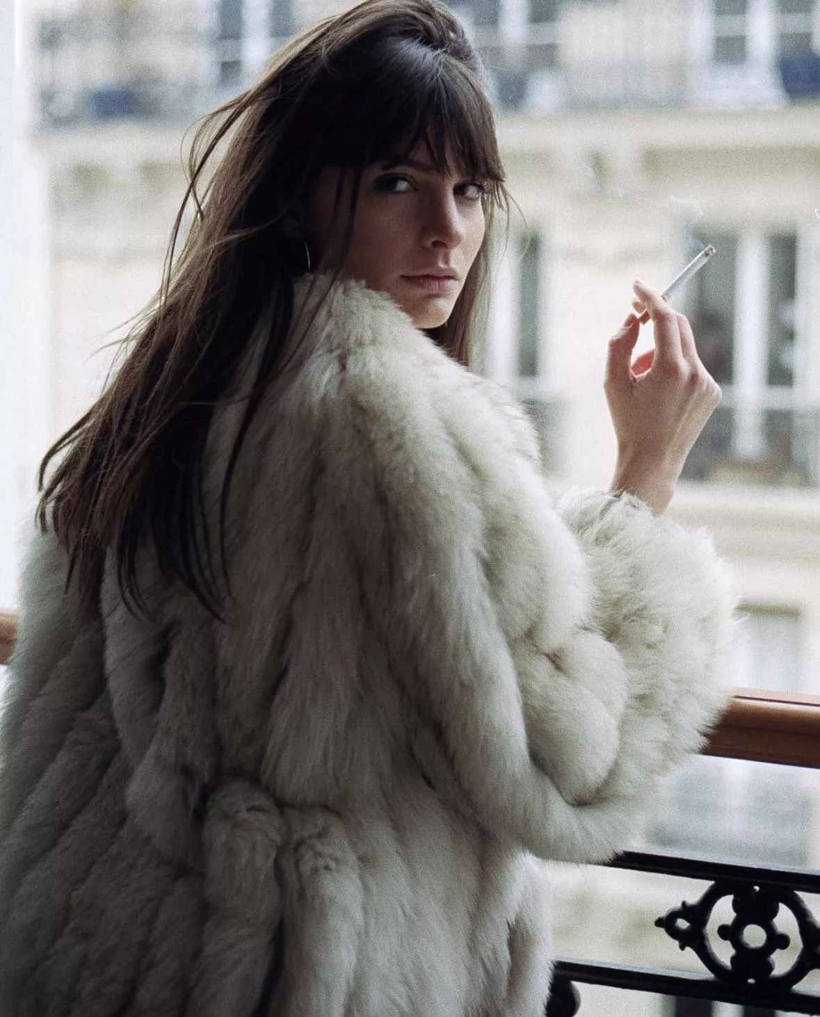 It’s every smoking girl’s fantasy to enjoy a cigarette on a balcony in Paris