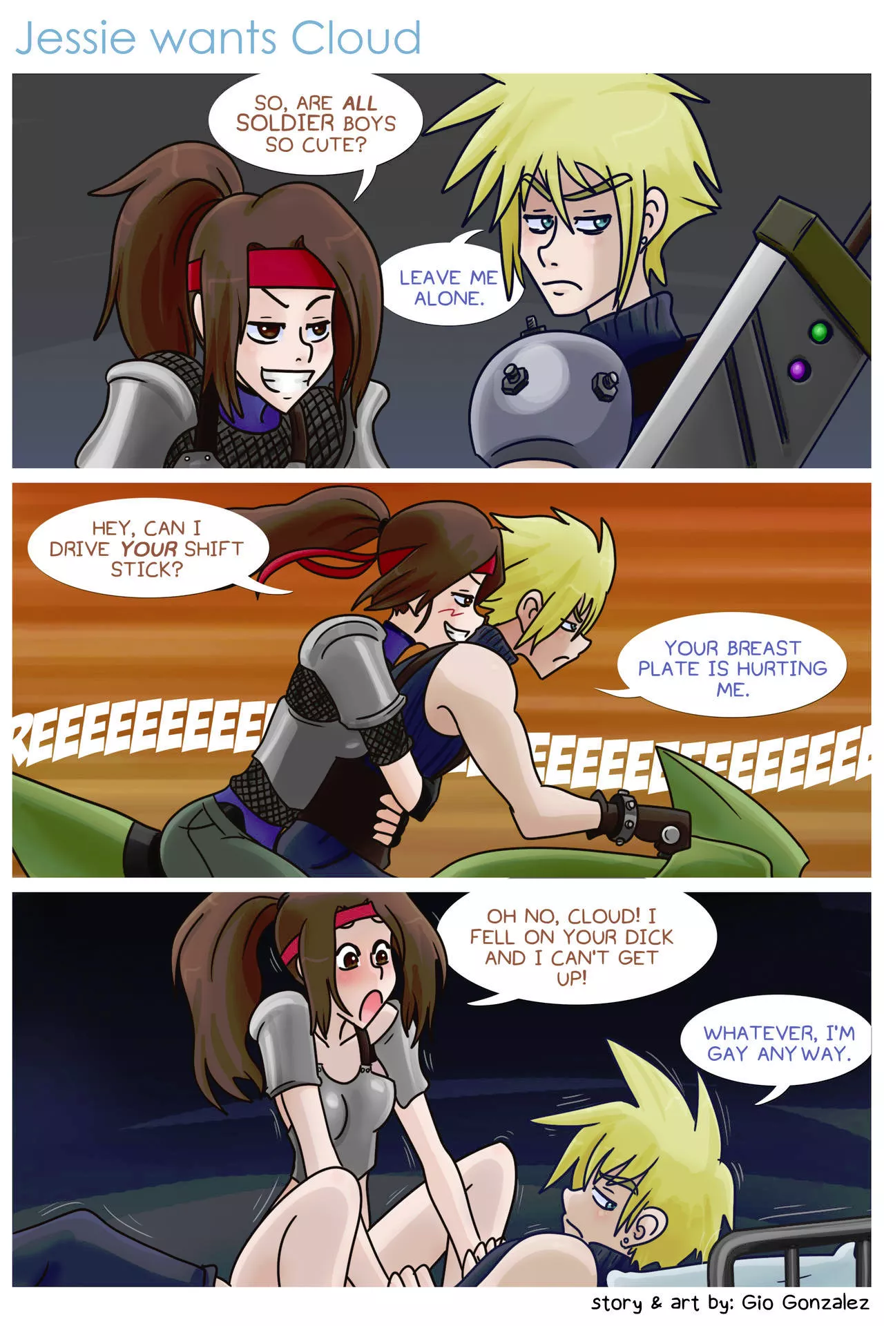 Jessie REALLY Wants Cloud (comic by me)