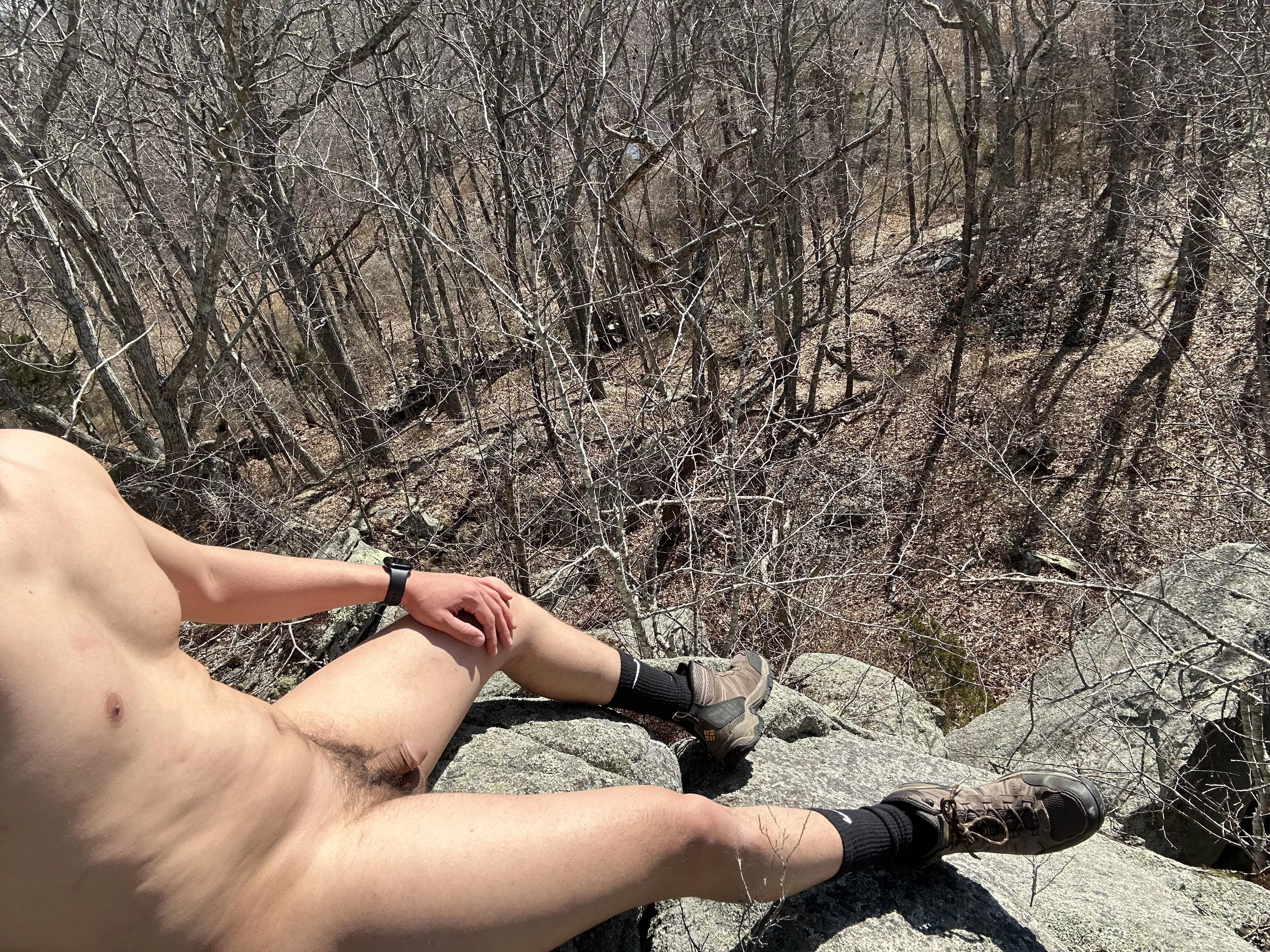 M25 RI. First hike of the year in the buff. Explored a new trail.