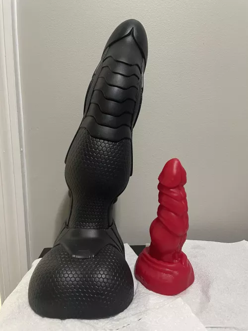 My smallest and largest in my collection