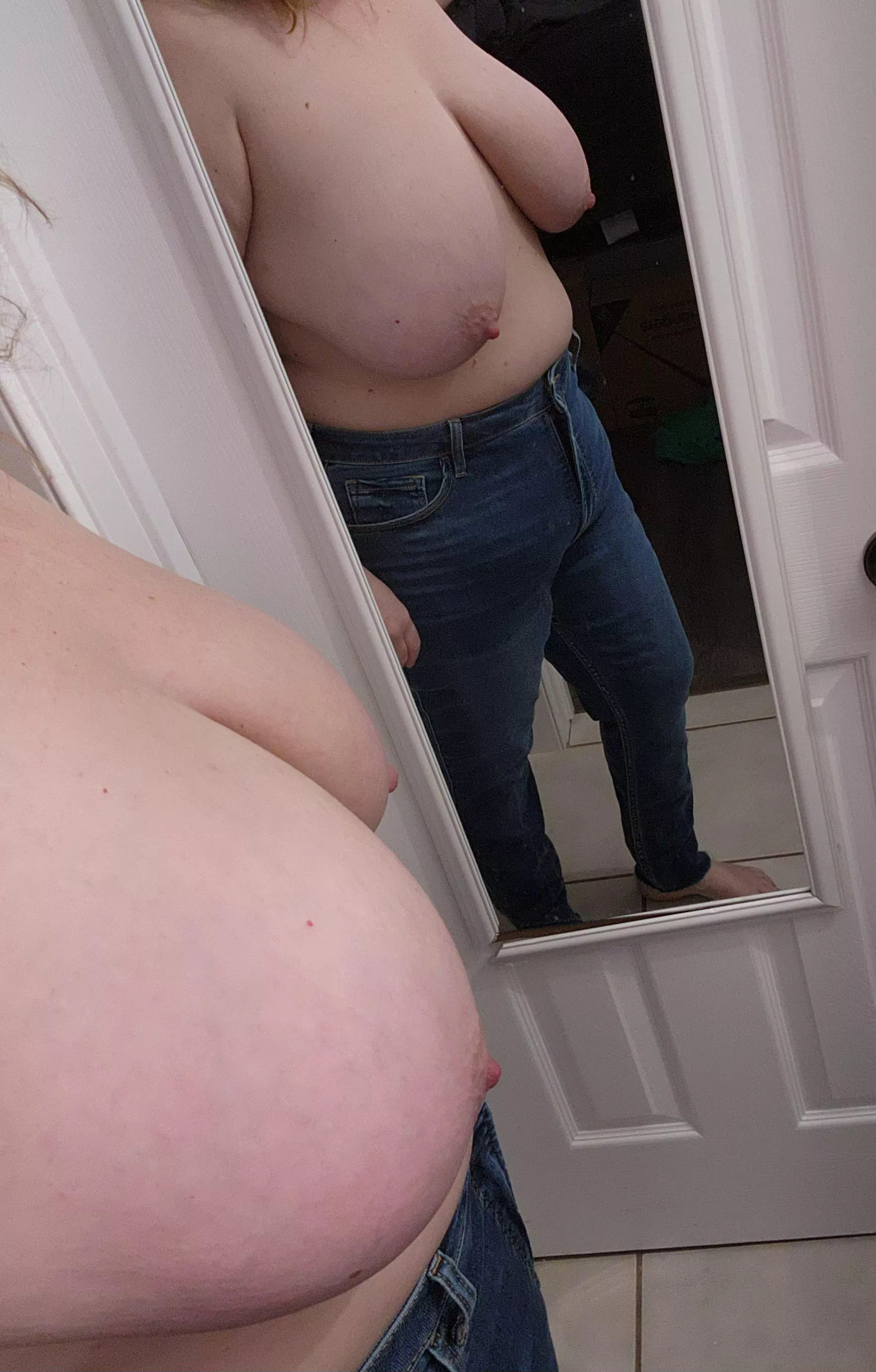 Nothing better than taking off the bra.. aside from a waiting mouth..