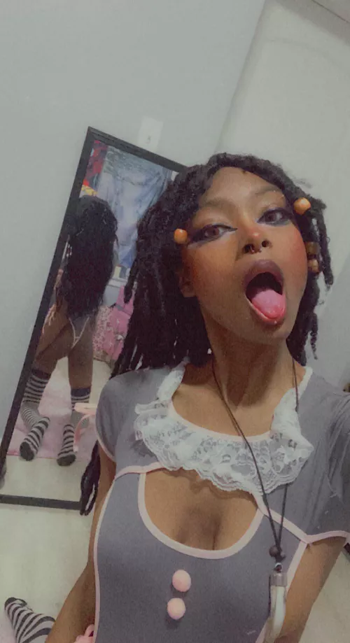 On my knees for you master