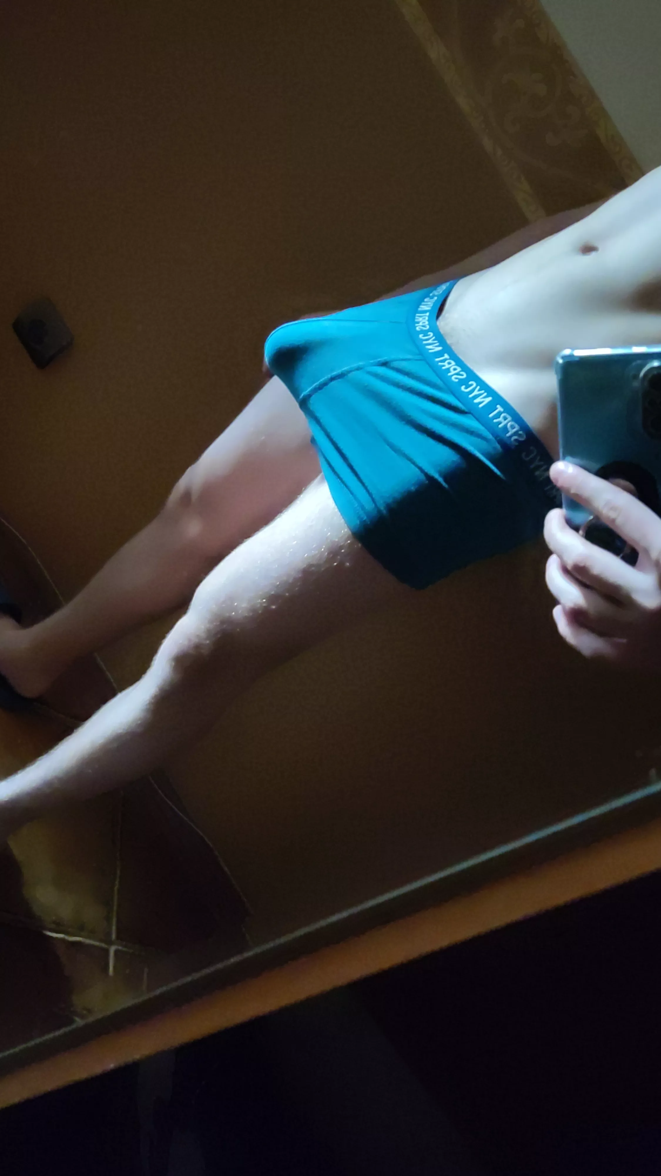 really hard to hide it...