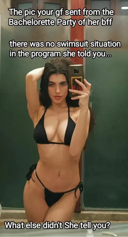 She Bought that Swimsuit for the Occasion... _ Much more on your Gf's Bad Behaviour Available 🐢