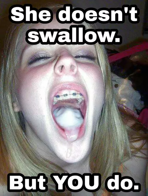 She doesn't like the taste of it, good thing You do.