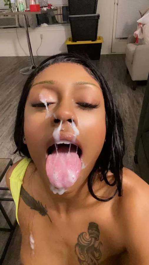 She loves making a mess