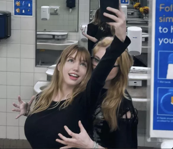 She really wants to grab them