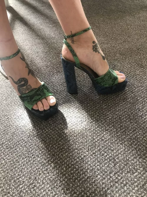 Super high snakeskin