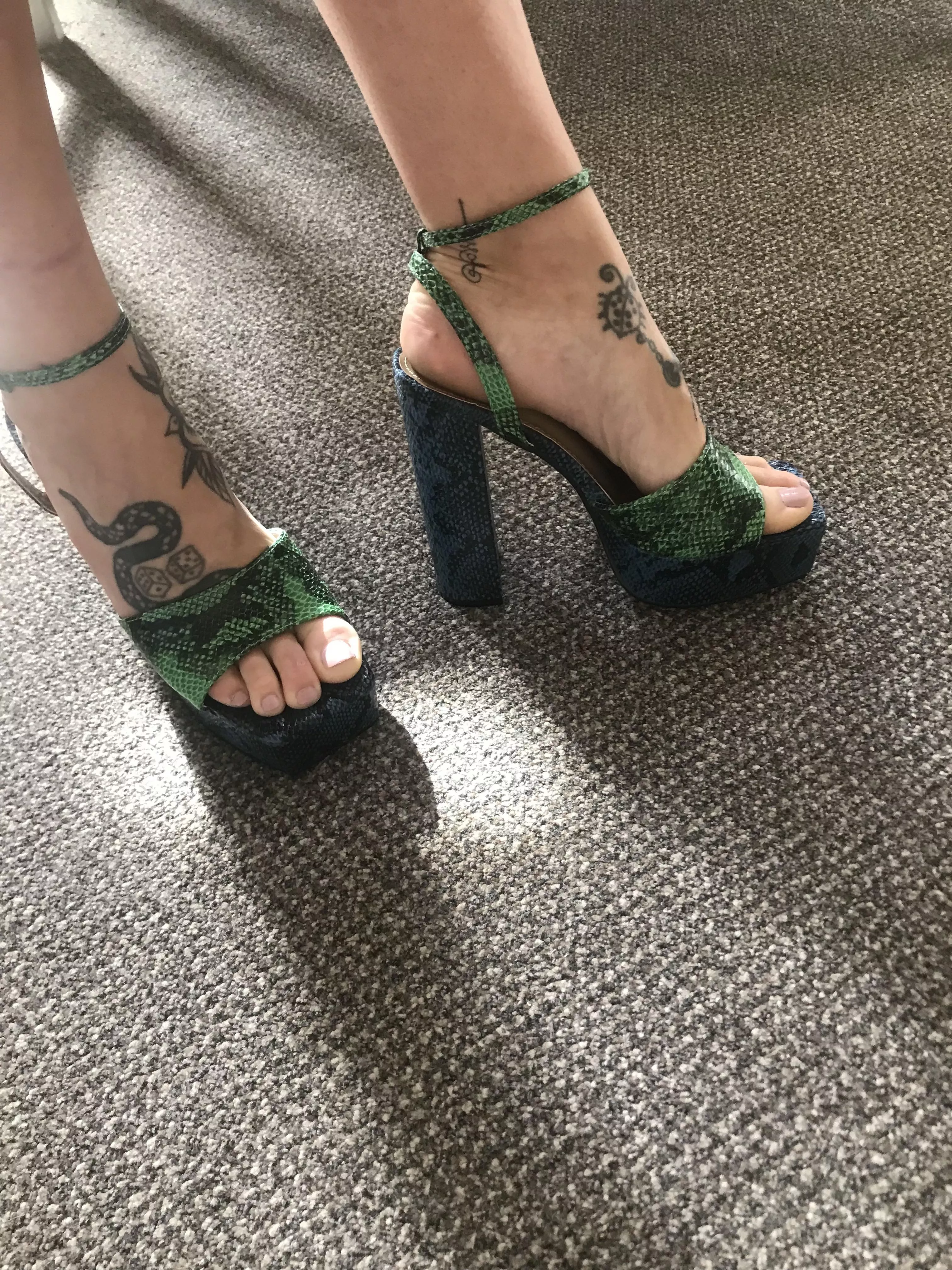 Super high snakeskin