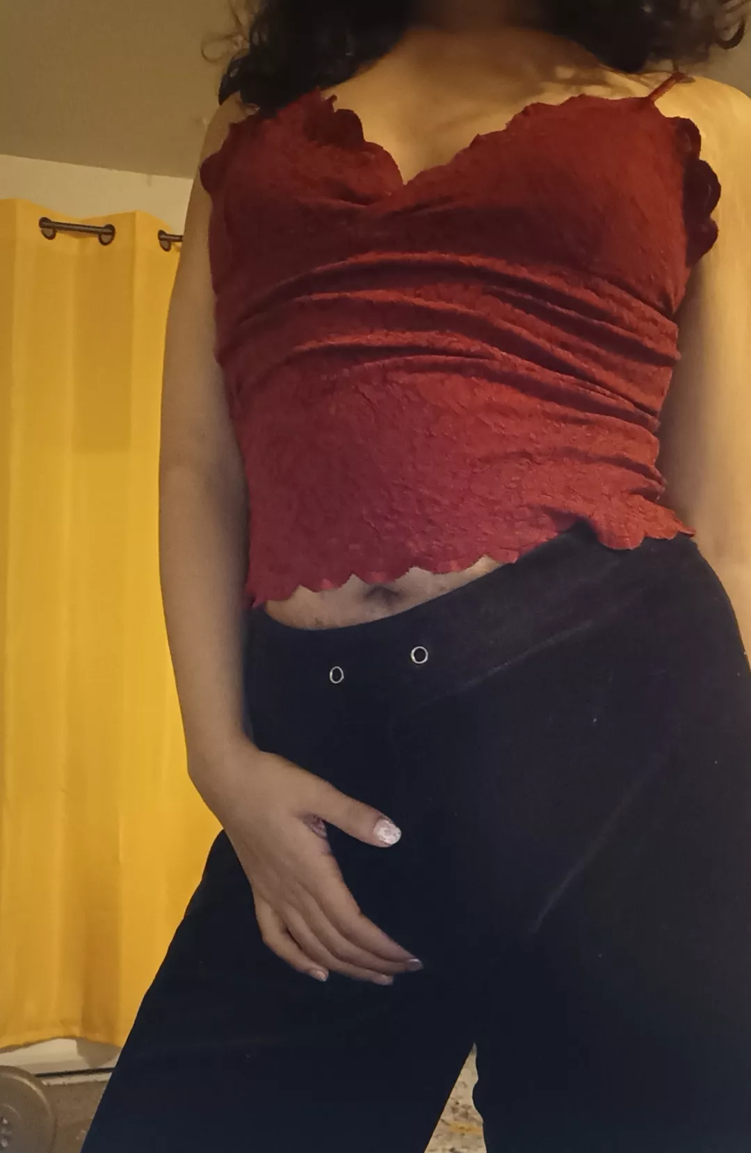 what would you choose, my tits or my dick?