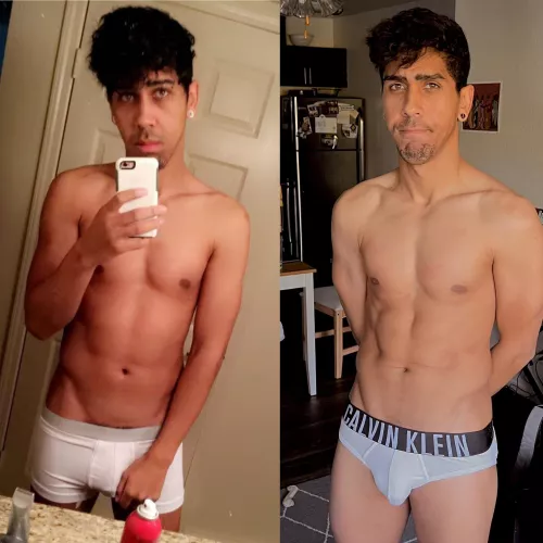 10 year progress, slight differently, just a bit more manly